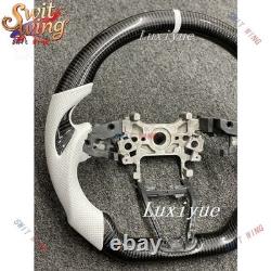 Real Carbon Fiber Steering Wheel For Honda Accord 10th 2018-2022 White