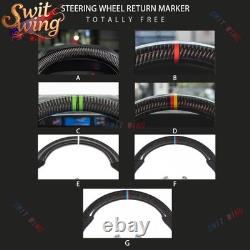 Real Carbon Fiber Steering Wheel For Honda Accord 10th 2018-2022 White