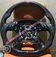 Real Carbon Fiber Steering Wheel For Honda Accord 7th 03-08 Ys/ Red Stripe