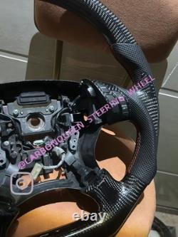 Real Carbon Fiber Steering Wheel For Honda Accord 7th 03-08 Ys/ Red Stripe
