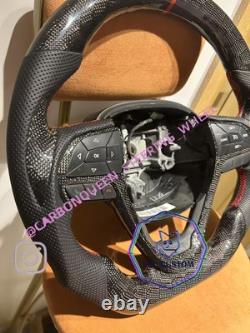 Real Carbon Fiber Steering Wheel For Jeep Grand Cherokee 14-21 Years