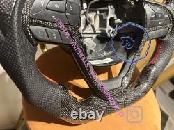 Real Carbon Fiber Steering Wheel For Jeep Grand Cherokee 14-21 Years