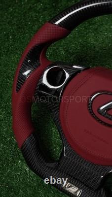 Real Carbon Fiber Steering Wheel For Lexus Isf Is200/250/ 300/350 2014-2024