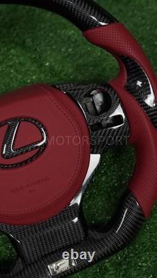 Real Carbon Fiber Steering Wheel For Lexus Isf Is200/250/ 300/350 2014-2024