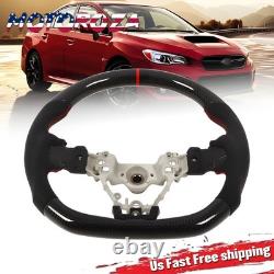 Real Carbon Fiber Steering Wheel For SUBARU STI WRX S209 2015-20