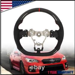 Real Carbon Fiber Steering Wheel For Subaru LEVORG WRX STI 2015-2022