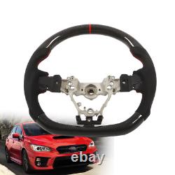 Real Carbon Fiber Steering Wheel For Subaru LEVORG WRX STI 2015-2022
