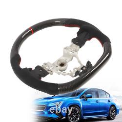 Real Carbon Fiber Steering Wheel For Subaru LEVORG WRX STI 2015-2022