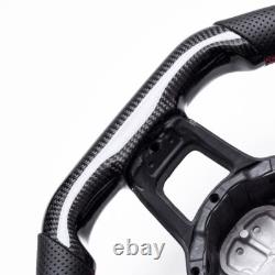 Real Carbon Fiber Steering Wheel For VW MK7 MK 7.5 Golf GTI 2013-2020