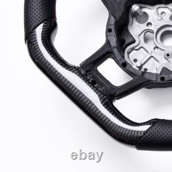 Real Carbon Fiber Steering Wheel For VW MK7 MK 7.5 Golf GTI 2013-2020