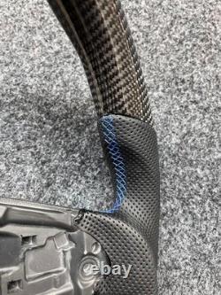 Real Carbon Fiber Steering Wheel For Volkswagen Golf MK7 GTI/R 2015-2020 BLUE
