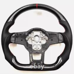 Real Carbon Fiber Steering Wheel For Volkswagen Golf MK7 GTI/R 2015-2020 US
