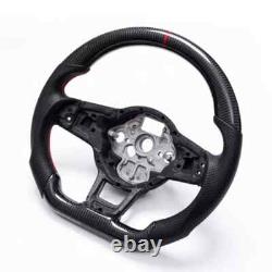 Real Carbon Fiber Steering Wheel For Volkswagen Golf MK7 GTI/R 2015-2020 US