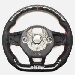 Real Carbon Fiber Steering Wheel For Volkswagen Golf MK7 GTI/R 2015-2020 US