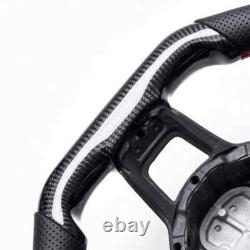 Real Carbon Fiber Steering Wheel For Volkswagen Golf MK7 GTI/R 2015-2020 US