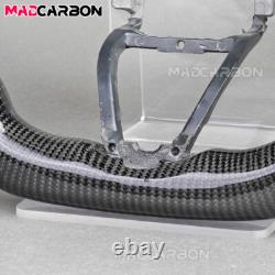 Real Carbon Fiber Steering Wheel Leather Fit 18-22 Honda Accord 10th Insight