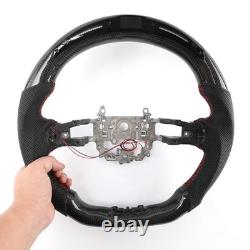 Real Carbon Fiber Steering Wheel With LED? For Honda Civic Gen 2022-2026