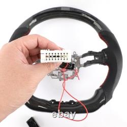 Real Carbon Fiber Steering Wheel With LED? For Honda Civic Gen 2022-2026