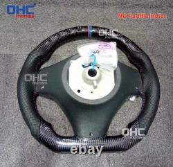 Real Carbon Fiber Steering Wheel for Bmw E90 2005 2007 2010 M3 3 Series