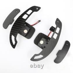 Real Carbon Fiber Steering Wheel with Magnetic Shift Paddles for Chevy Corvette C6