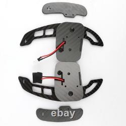 Real Carbon Fiber Steering Wheel with Magnetic Shift Paddles for Chevy Corvette C6