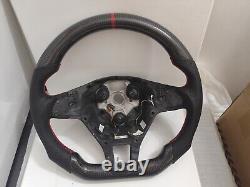 Real Carbon fiber Steering wheel Frame For VW Polo Jetta Passat Golf Mk7 Wpaddle