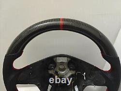 Real Carbon fiber Steering wheel Frame For VW Polo Jetta Passat Golf Mk7 Wpaddle