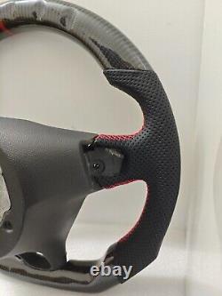 Real Carbon fiber Steering wheel Frame For VW Polo Jetta Passat Golf Mk7 Wpaddle