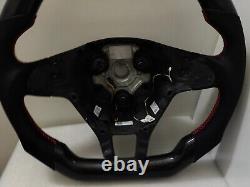 Real Carbon fiber Steering wheel Frame For VW Polo Jetta Passat Golf Mk7 Wpaddle