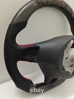 Real Carbon fiber Steering wheel Frame For VW Polo Jetta Passat Golf Mk7 Wpaddle