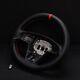 Real Leather Customized Sport Universal Steering Wheel 2021-2023 Model S X