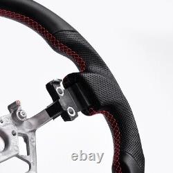 Real Leather Customized Sport Universal Steering Wheel For NISSAN 350Z 2003-2009