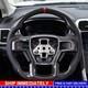 Real Carbon Fiber Steering Wheel For Ford Ford Raptor F150 15-2019 Red Strip New