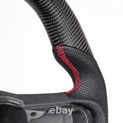 Real carbon fiber Steering Wheel for Ford Ford Raptor F150 15-2019 red strip NEW Real carbon fiber Steering Wheel for Ford Ford Raptor F150 15-2019 red strip NEW