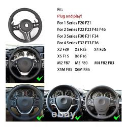 Real carbon fiber Withheated Nappa Leather Sport Steering Wheel BMW F30 F80 F82 M3