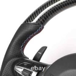 Real carbon fiber Withheated Nappa Leather Sport Steering Wheel BMW F30 F80 F82 M3