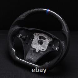 Real carbon fiber Withheated Steering Wheel BMW 1 3 Series E81 E82 87 E90 91 92 93