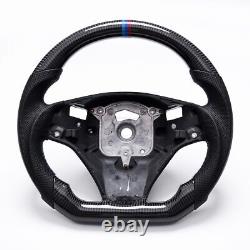 Real carbon fiber Withheated Steering Wheel BMW 1 3 Series E81 E82 87 E90 91 92 93