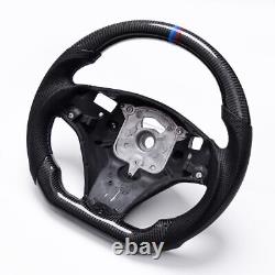 Real carbon fiber Withheated Steering Wheel BMW 1 3 Series E81 E82 87 E90 91 92 93