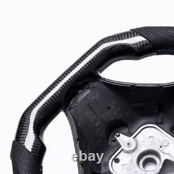 Real carbon fiber Withheated Steering Wheel BMW 1 3 Series E81 E82 87 E90 91 92 93