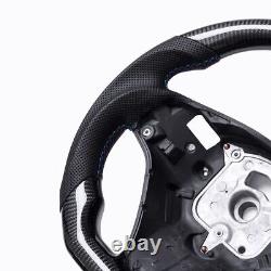 Real carbon fiber Withheated Steering Wheel BMW 1 3 Series E81 E82 87 E90 91 92 93