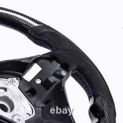 Real carbon fiber Withheated Steering Wheel BMW 1 3 Series E81 E82 87 E90 91 92 93