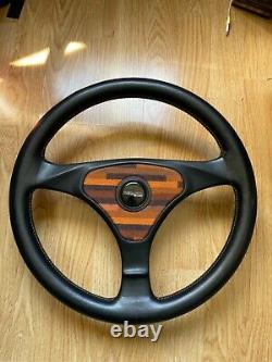 Recaro Steering Wheel Rare Seat 80s For VW Audi Nissan BMW Mercedes E500 Golf