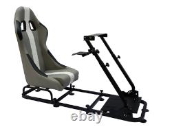 Red Driving Game Sim Chair Racing Seat Console PC F1 VR Steering Wheel Pedals