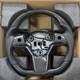 Round Steering Wheel With Heating Carbon Fiber For Tesla Model 3 Model Y 2017-2023