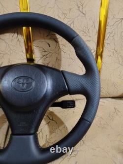 S2 Supra Steering Wheel Leather Stiched