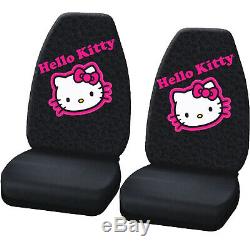 Sanrio Hello Kitty Pink Car Truck Floor Mats Steering Wheel Cover & Seat Covers