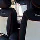 Seat Cover Shift Knob Steering Wheel Black White Pvc Leather High Quality 33071b