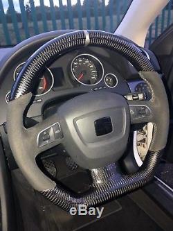 Seat Exeo Custom Carbon Fibre Steering Wheel A3 A4 A5 A6