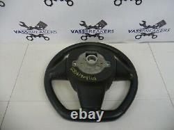 Seat Ibiza 2012 Mk5 6j Facelift Fr Flat Bottom Steering Wheel 6j0419091ag